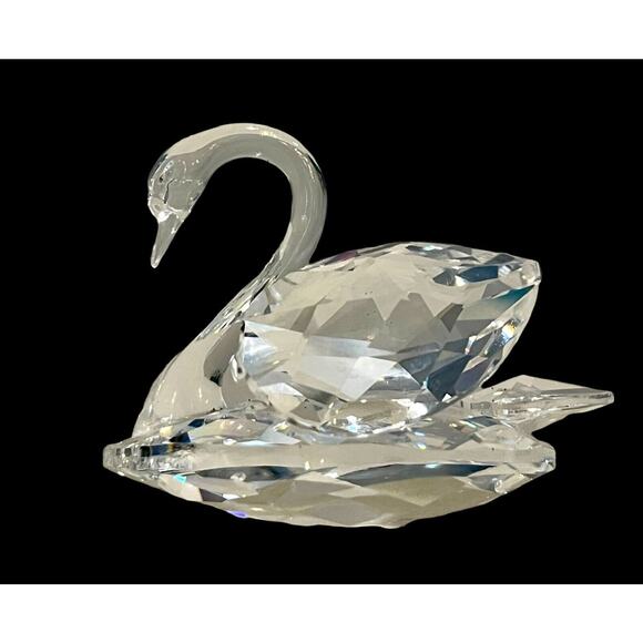 Swarovski Crystal Decor SCS Austrian SWAN BIRD 2-1/2” FIGURINE 763 NR 050 In BOX - Picture 4 of 10